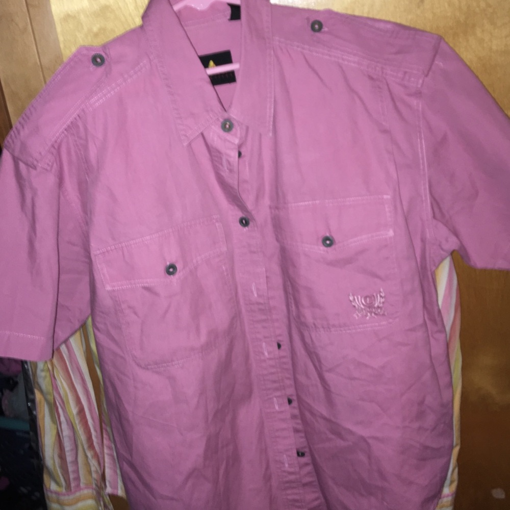 Button down shirt pink